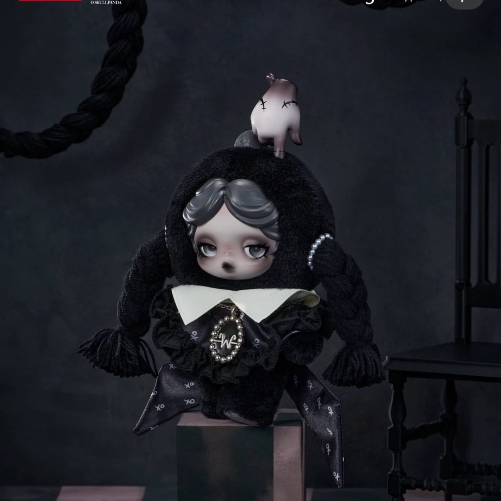 Skullpanda X Wednesday Addams (Classic Dress Version) NYC POP UP Exclusive